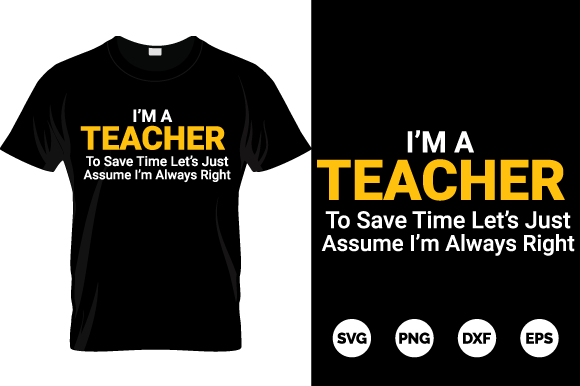 I'm a Teacher Graphics and Print Templates