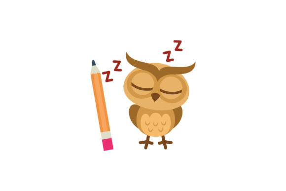 School Owl Clipart Vector Illustration: A Versatile Design Asset for Modern Branding