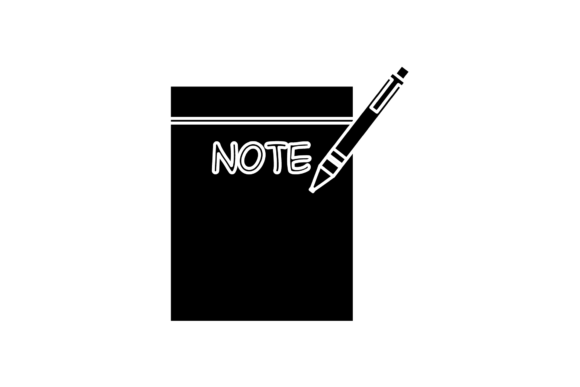 School Paper Note Solid Icon-227: A Versatile Graphic Asset for Local Branding